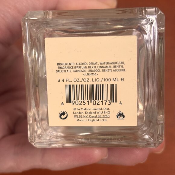 Nearly Full - Jo Malone Wild Bluebell Cologne, 3.4 Ounces - Picture 2 of 3